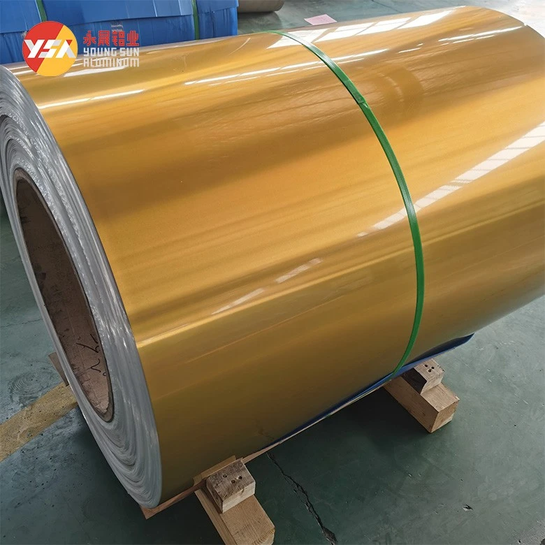 Gold Color Aluminum Coil factory